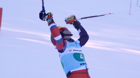 2021 第100回全日本スキー選手権アルペン競技会　男子SLハイライト＆インタビュー