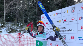 第100回 全日本スキー選手権アルペン競技会　男子GS速報結果
