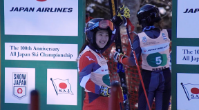 2021 第100回全日本スキー選手権アルペン競技会　女子GSハイライト＆インタビュー
