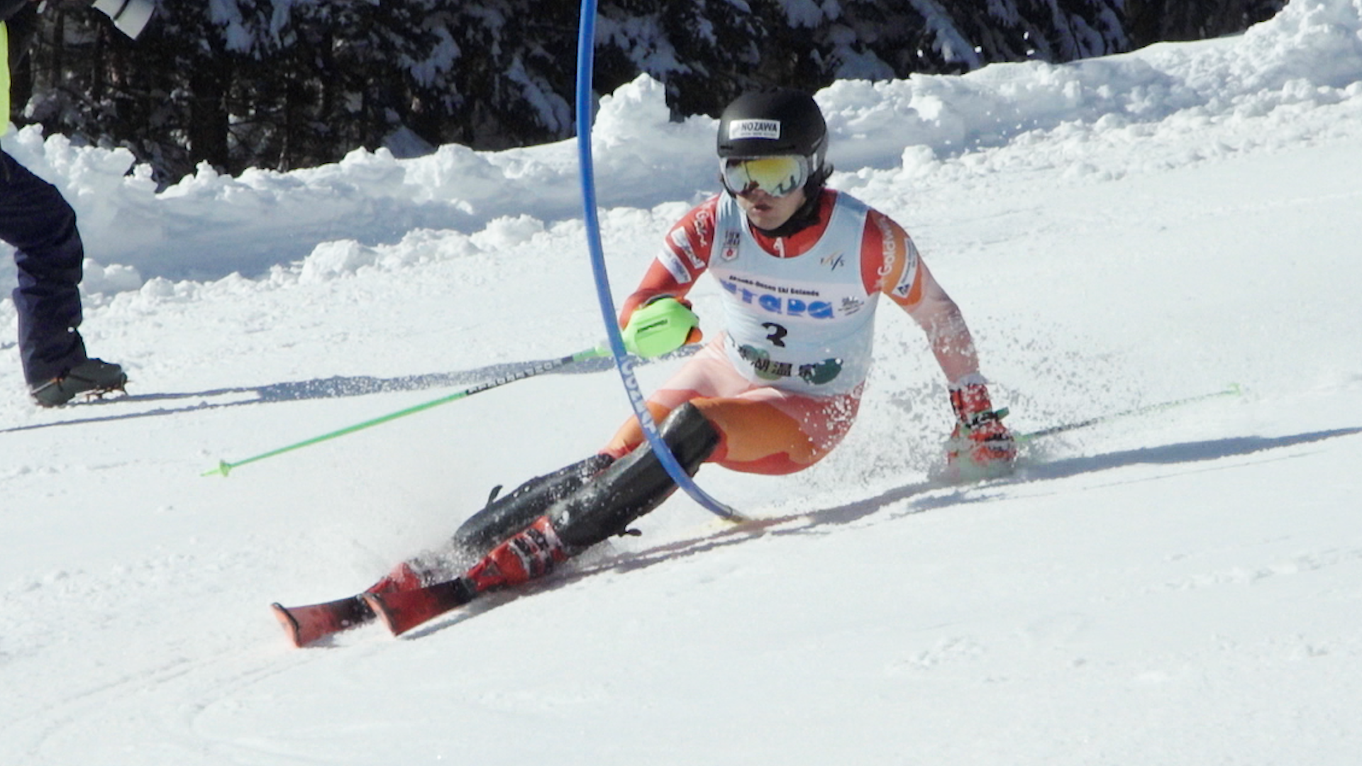 2023全日本スキー選手権大会 アルペン競技、男子SL！